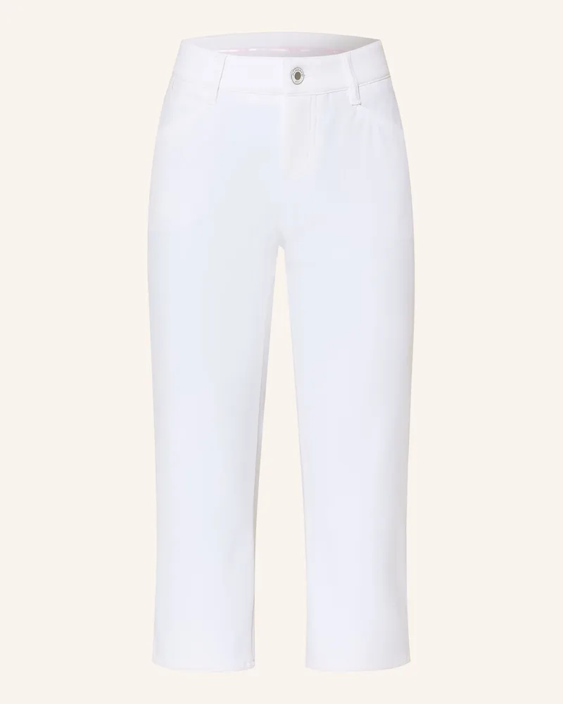 Alberto 3/4-Golfhose Mona-C - fx4 Dry Cooler® Mit Schmucksteinen weiss Weiss