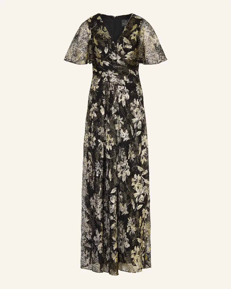 Adrianna Papell Abendkleid Aus Spitze Mit Glitzergarn schwarz Schwarz