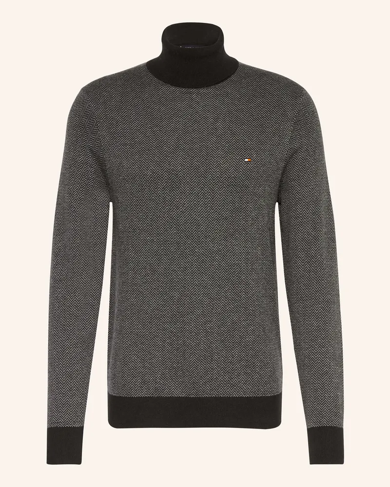 Tommy Hilfiger Rollkragenpullover schwarz Grau