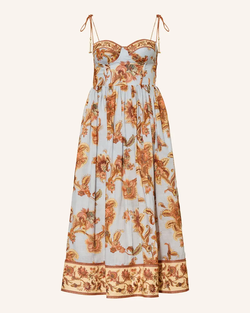 Zimmermann Cocktailkleid Aster blau Hellblau