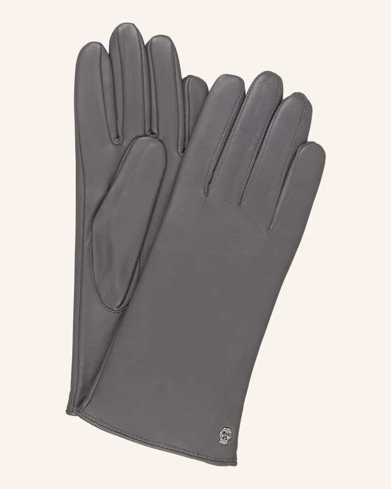Roeckl Lederhandschuhe Hamburg grau Hellgrau