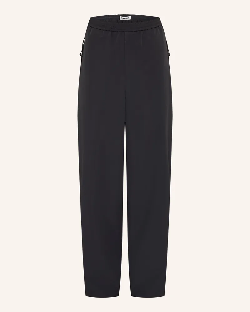 Jil Sander Hose Regular Fit schwarz Schwarz