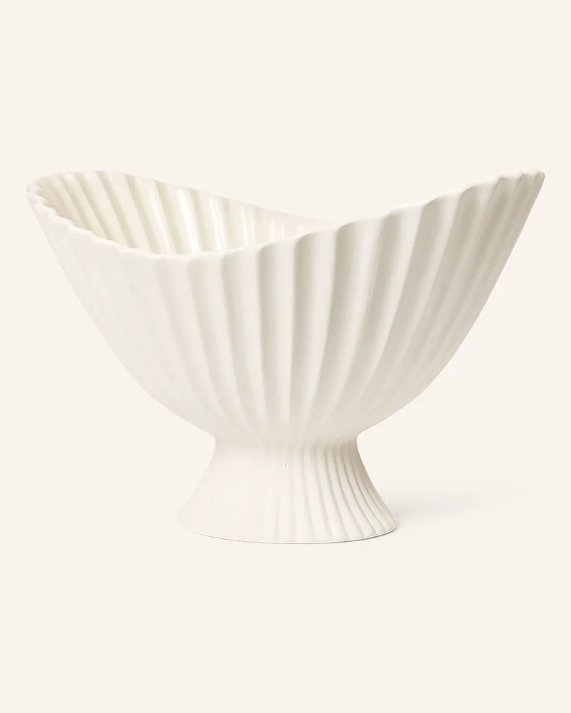 ferm LIVING Schale Fountain weiss Weiss