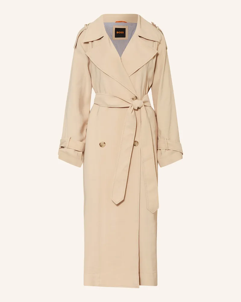 HUGO BOSS Trenchcoat Coluent beige Beige