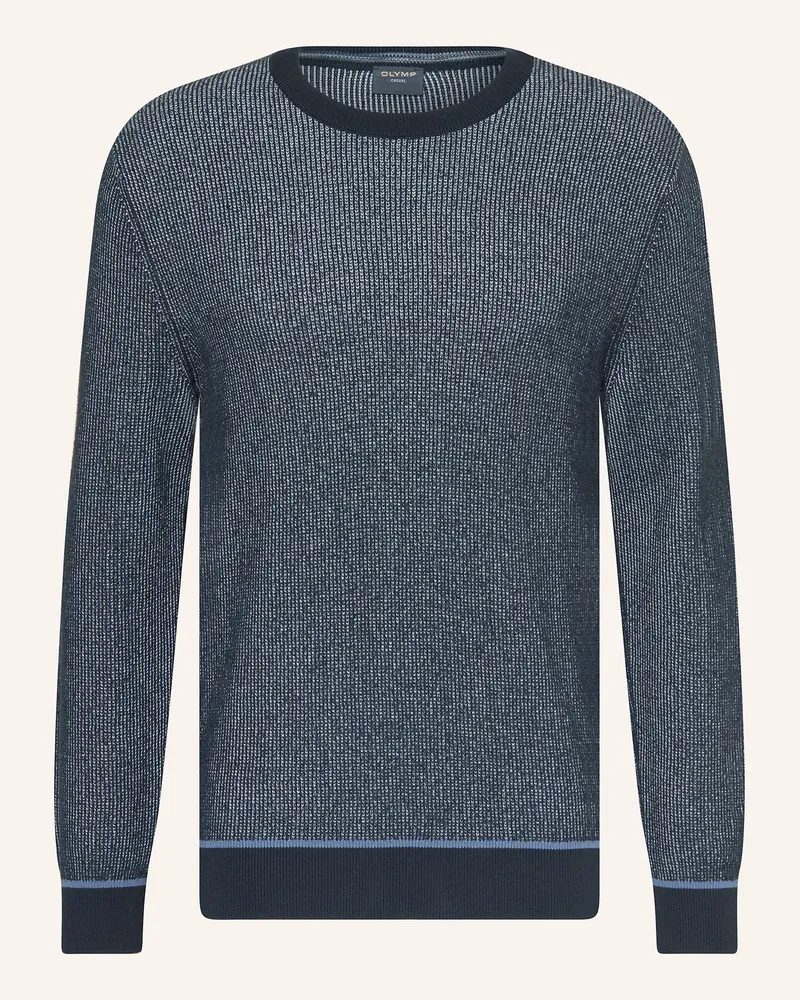Olymp Pullover blau Dunkelblau