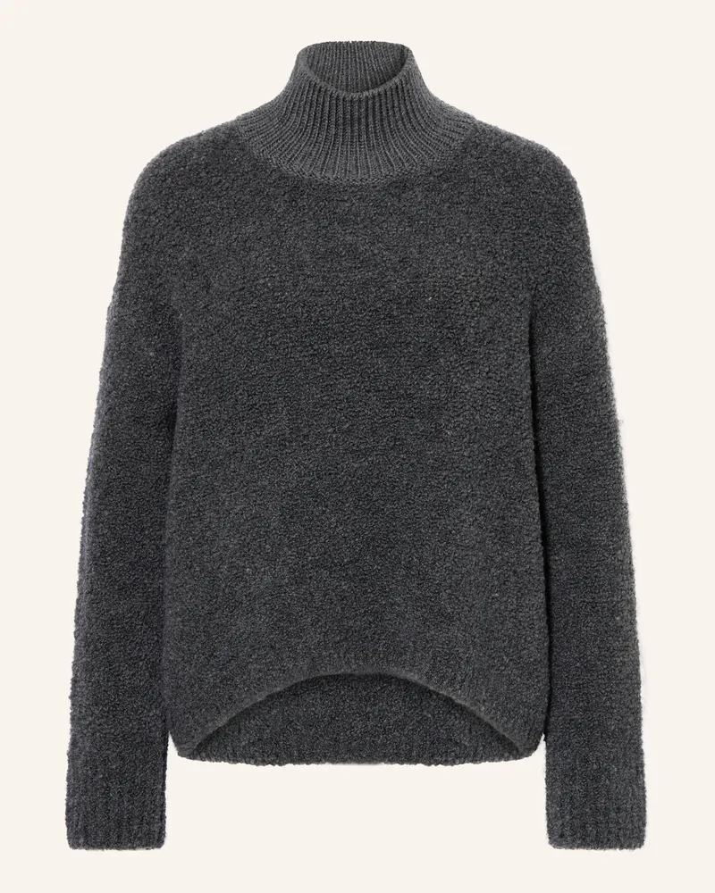 Marc O'Polo Pullover aus Teddyfell Dunkelgrau