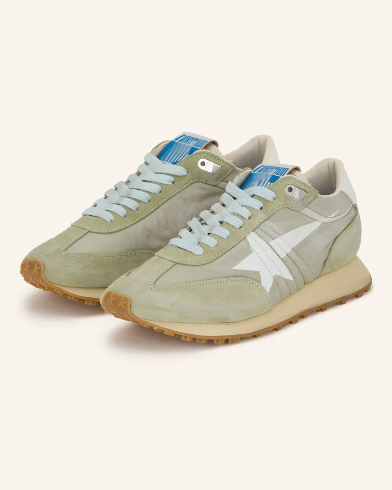 Golden Goose Sneaker Running Marathon gruen Hellgrün