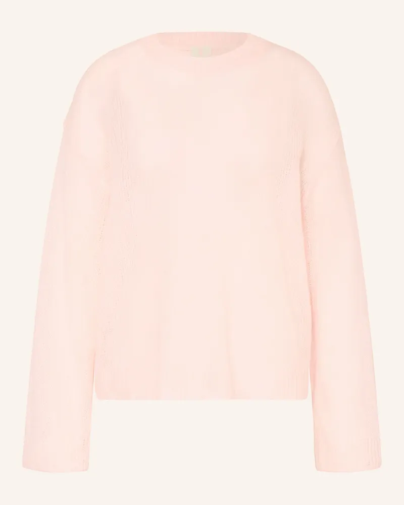 Arket Pullover mit Mohair Rosa