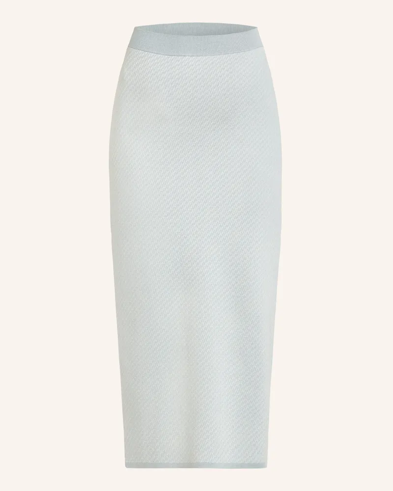 Fendi Strickrock Mit Seide blau Mint