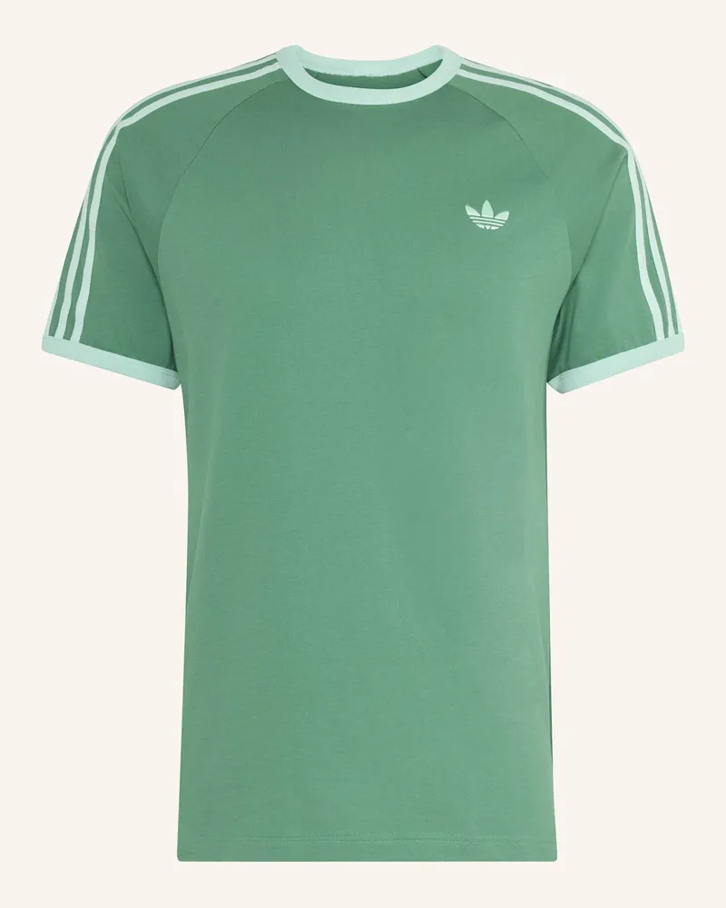 adidas T-Shirt, 3-Streifen gruen Mint