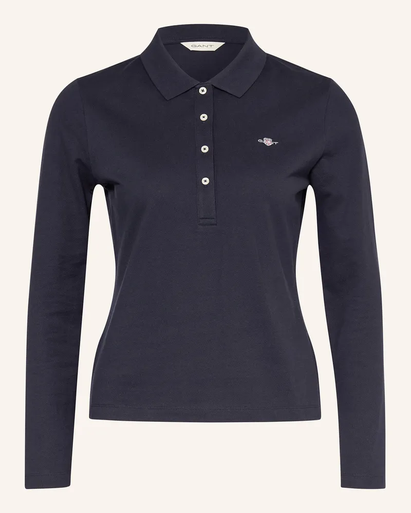 Gant Piqué-Poloshirt Dunkelblau