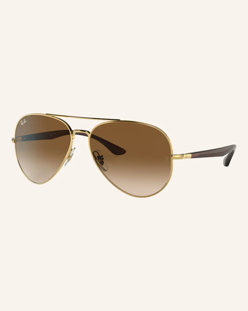 Ray Ban Sonnenbrille rb3675 grau Gold