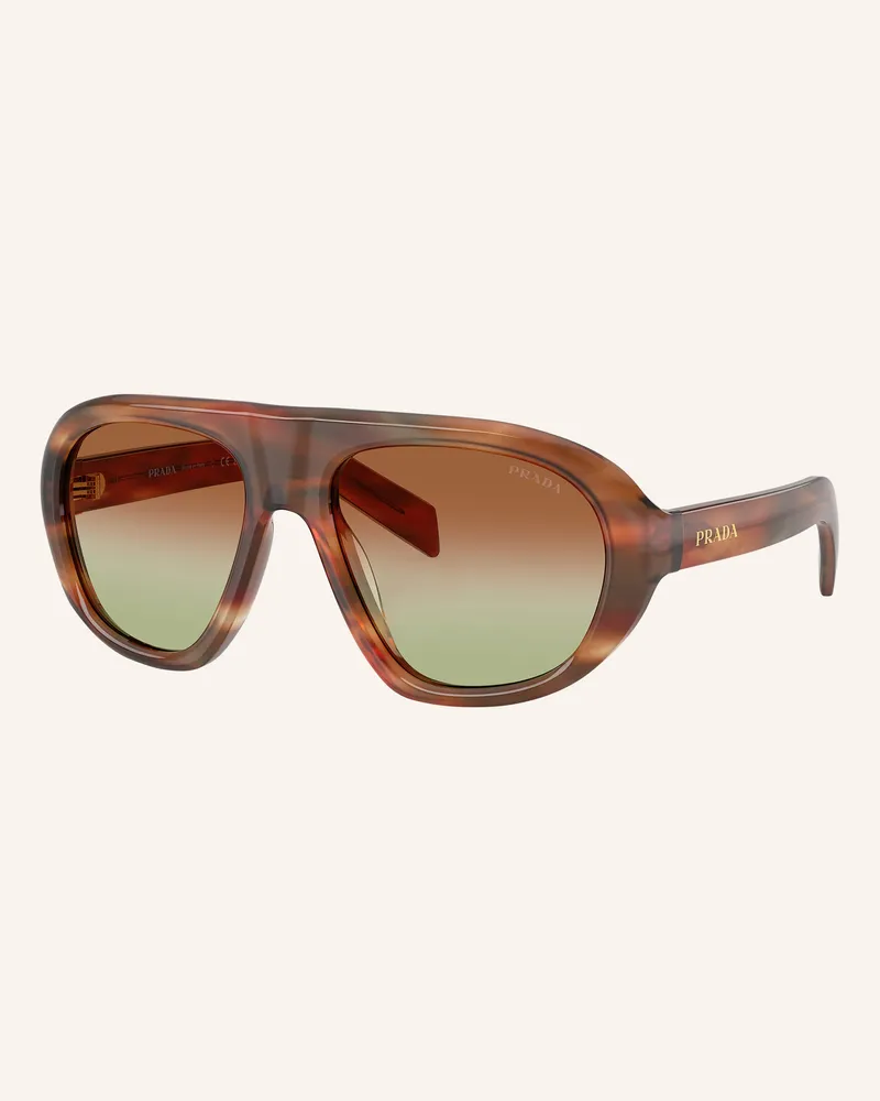 Prada Sonnenbrille Pr c05s braun Havana