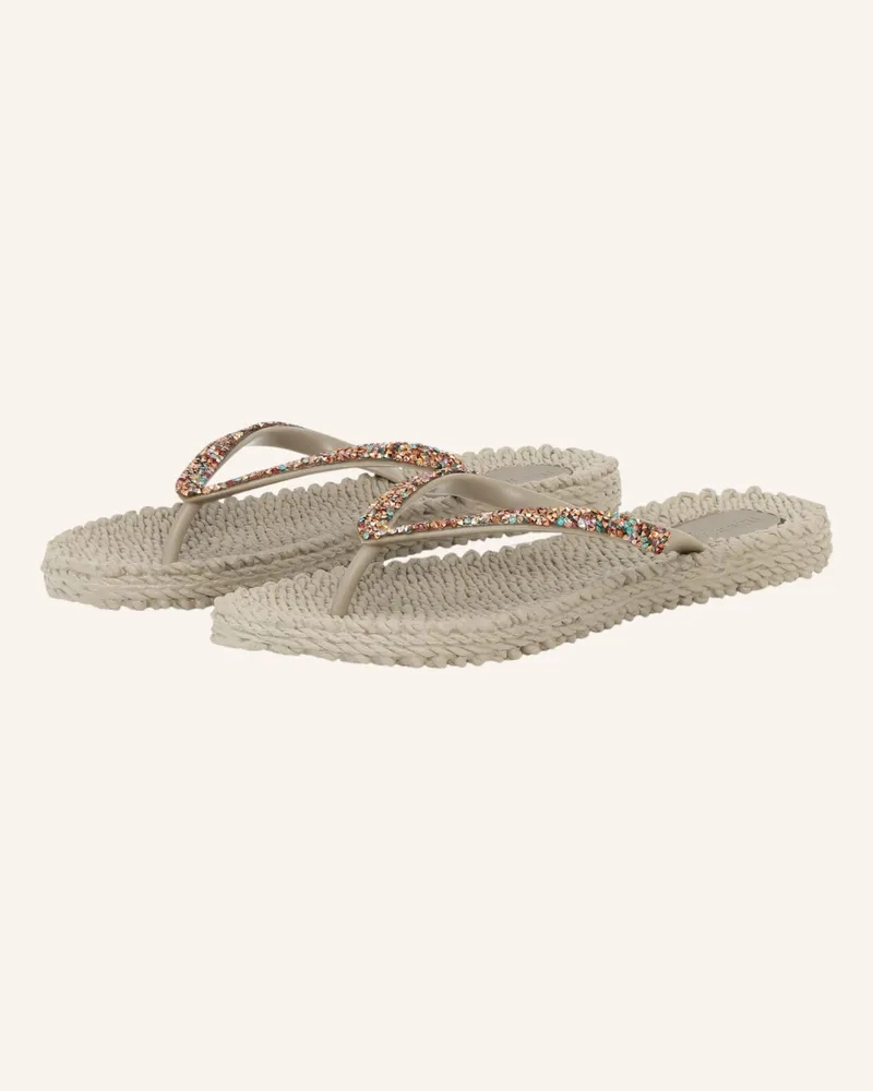 Ilse Jacobsen Zehentrenner cheerful03m beige Hellgrau