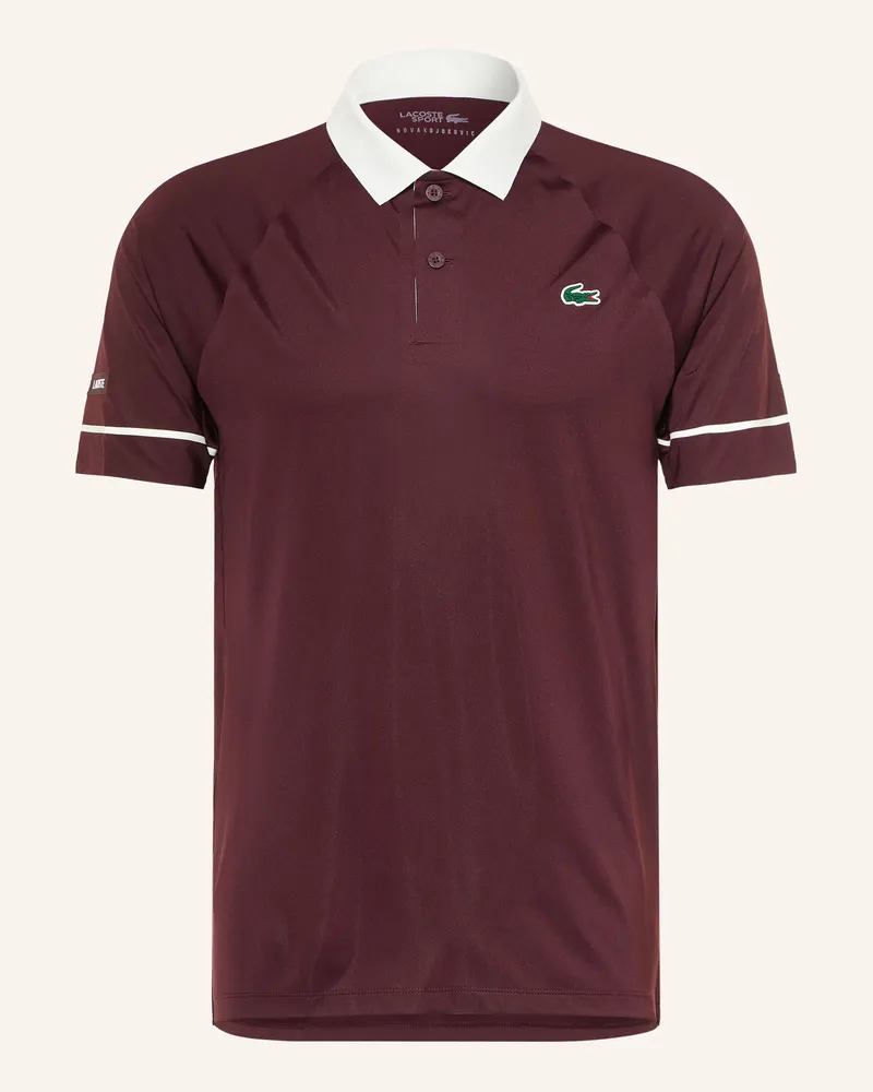 Lacoste Funktions-Poloshirt Slim Fit rot Dunkelrot