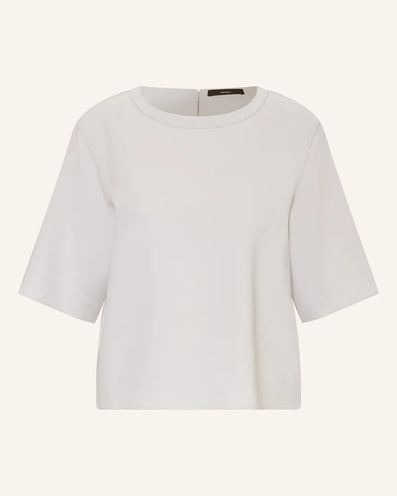 windsor. Cropped-Blusenshirt DB504H Hellgrau