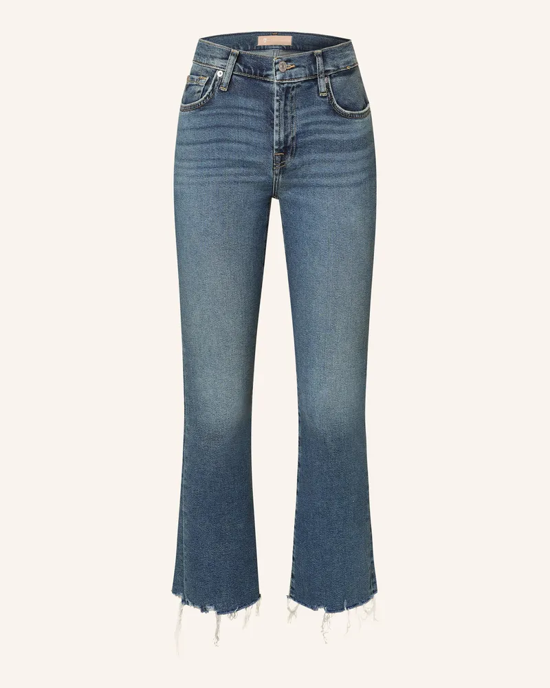 7 for all mankind Bootcut Jeans DAISY ANKLE BOOT BAY WITH WORN OUT HEM Bay