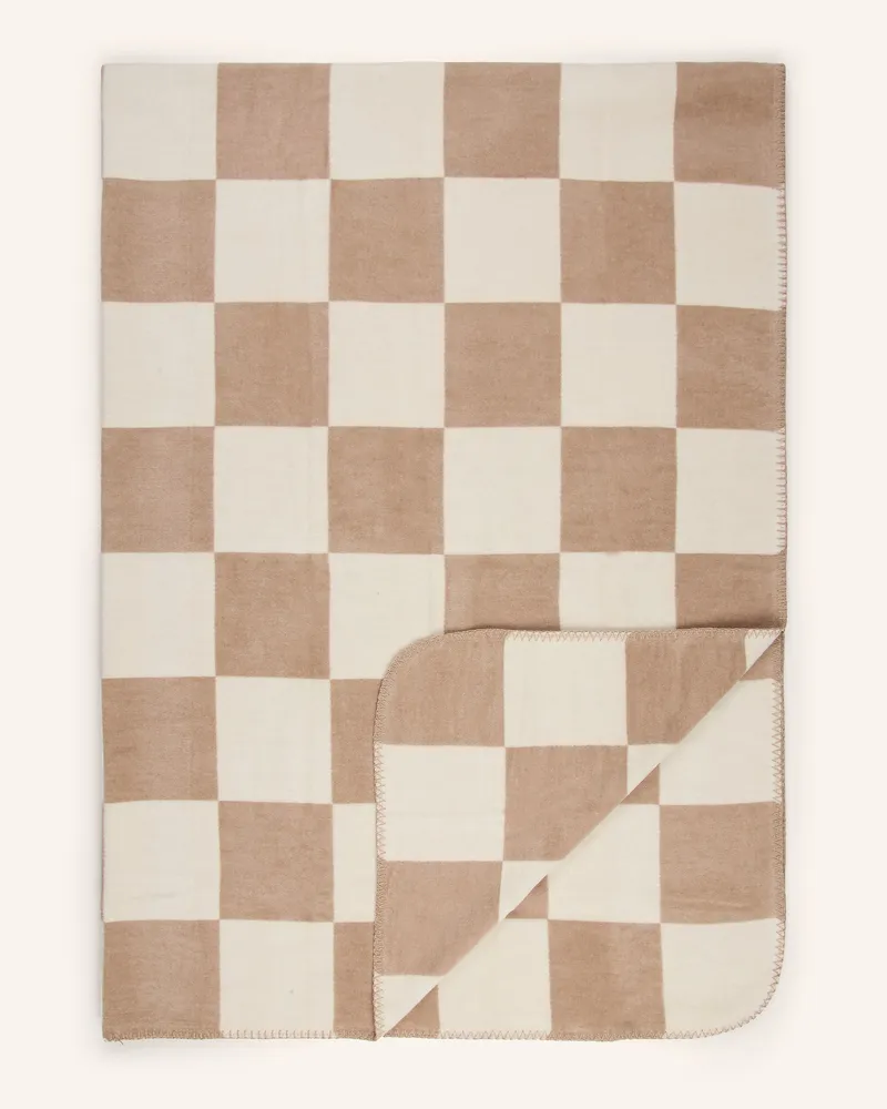 Pad Plaid Chess beige Hellbraun