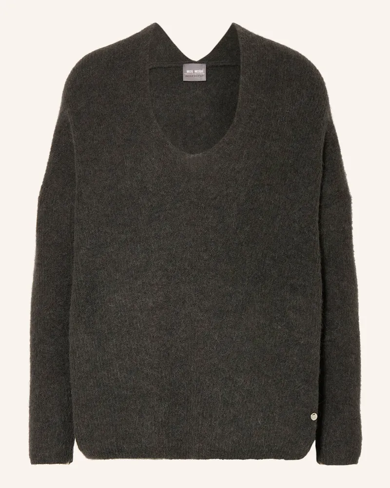 Mos Mosh Pullover THORA mit Alpaka Dunkelgrau