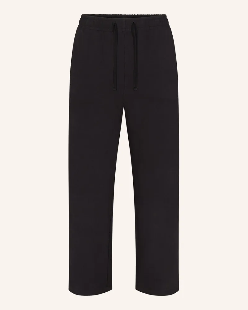 SKIMS Lounge-Hose Jersey Lounge schwarz Obsidian