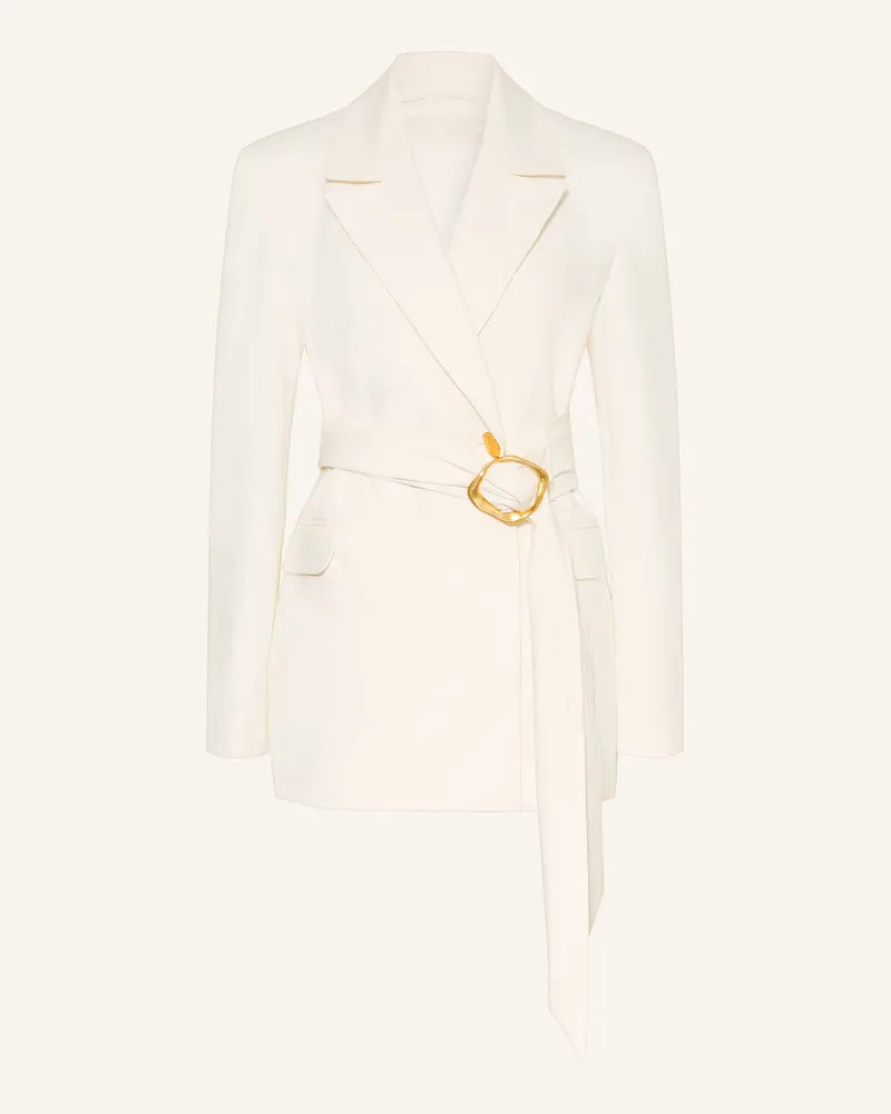 Aje. Longblazer Simone Mit Spitze weiss Creme