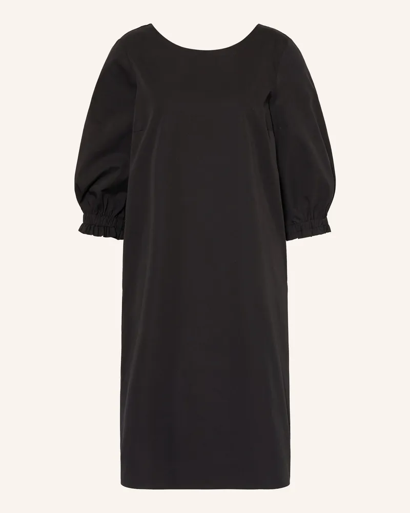 cinque Kleid Ciinkra Mit 3/4-Arm Und Rüschen schwarz Schwarz