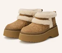 Plateau-Boots Christina braun