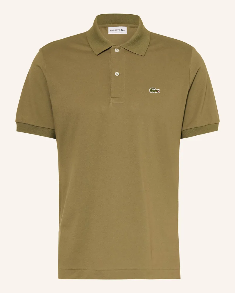 Lacoste Piqué-Poloshirt gruen Khaki