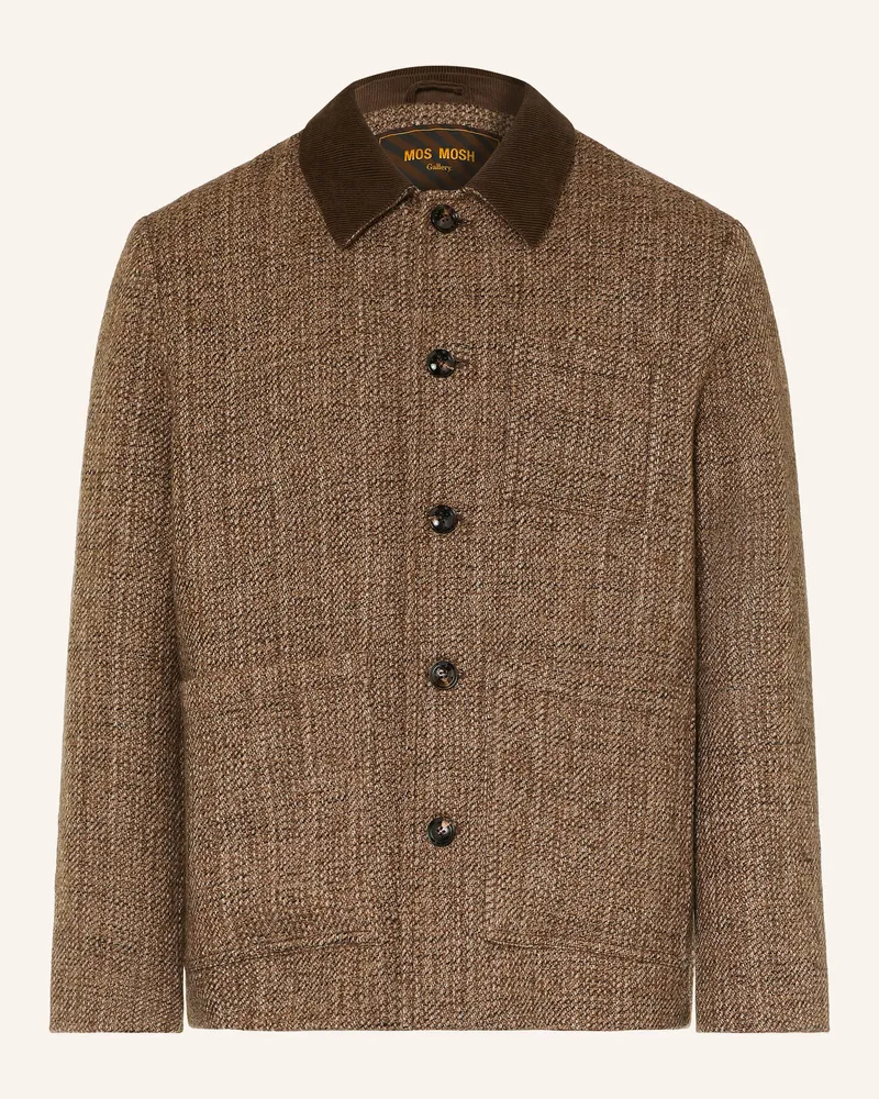 Mos Mosh Tweed-Overjacket Mmgwarren braun Braun
