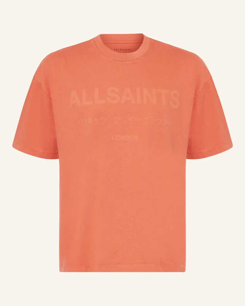 AllSaints Oversized-Shirt LASER Orange