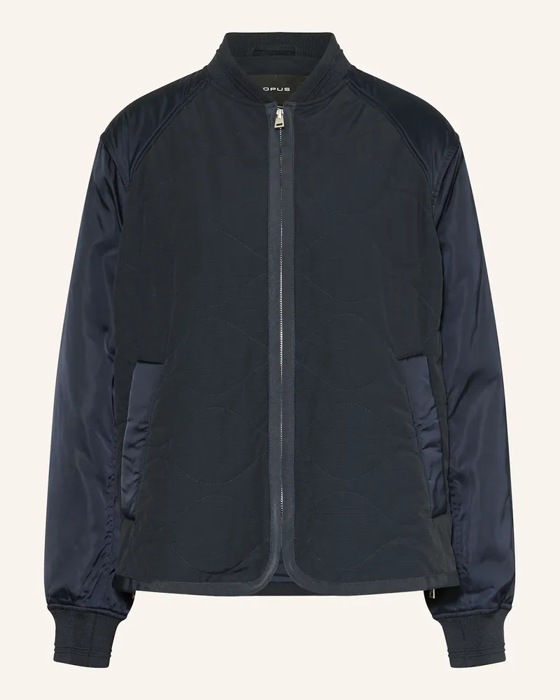 OPUS Steppjacke Harpar blau Dunkelblau