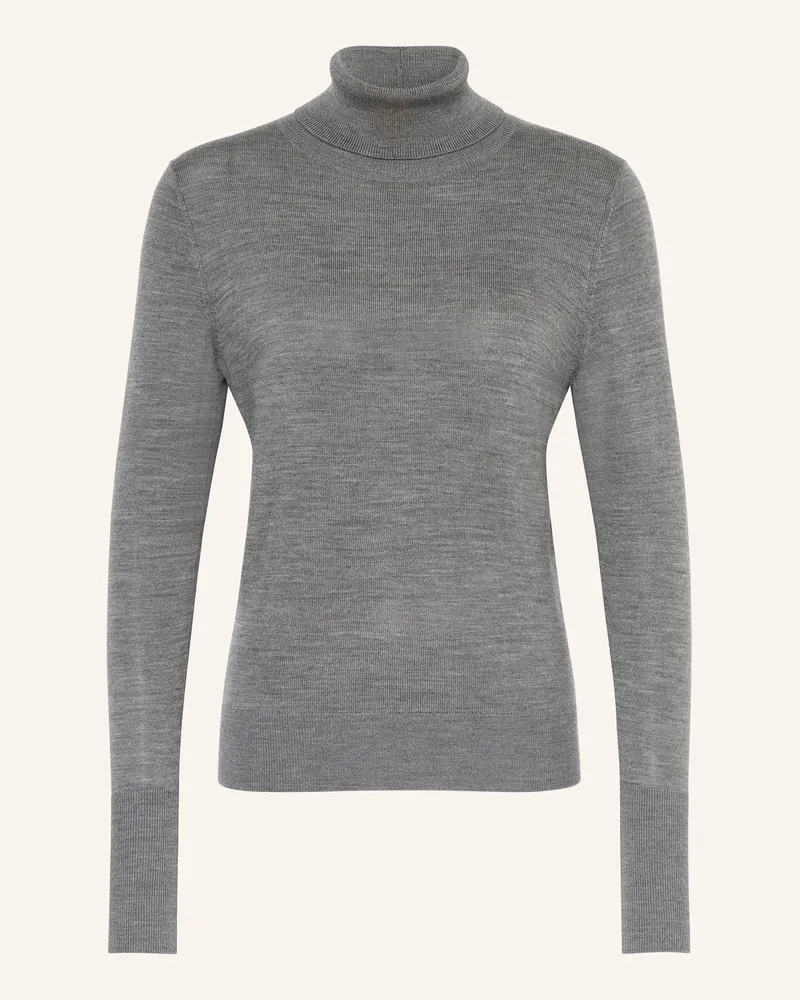 windsor. Rollkragenpullover aus Merinowolle Grau