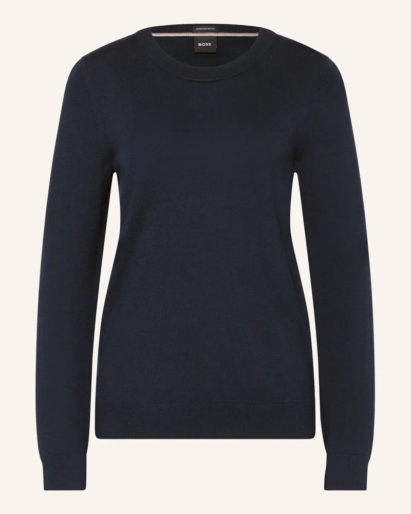 HUGO BOSS Pullover FEGANASI Dunkelblau