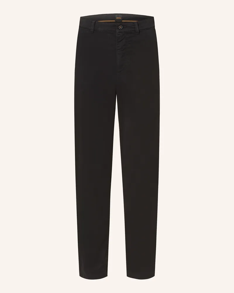 HUGO BOSS Chino Regular-1 Regular Fit schwarz Schwarz