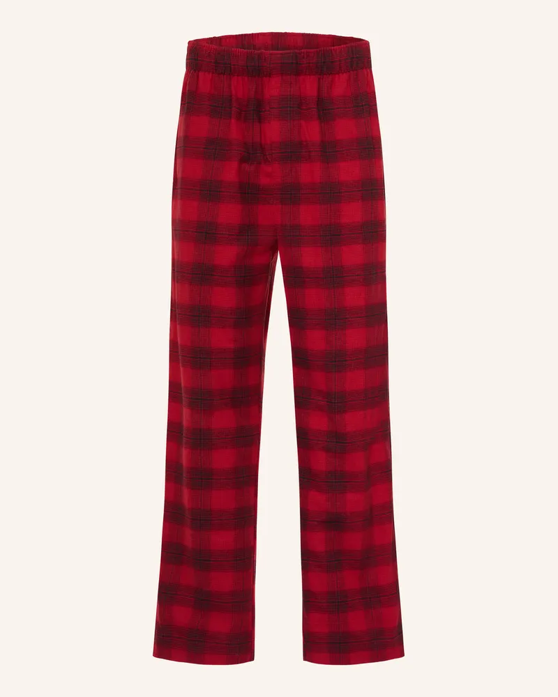 Calvin Klein Schlafhose Flannel Sleep Aus Flanell rot Rot