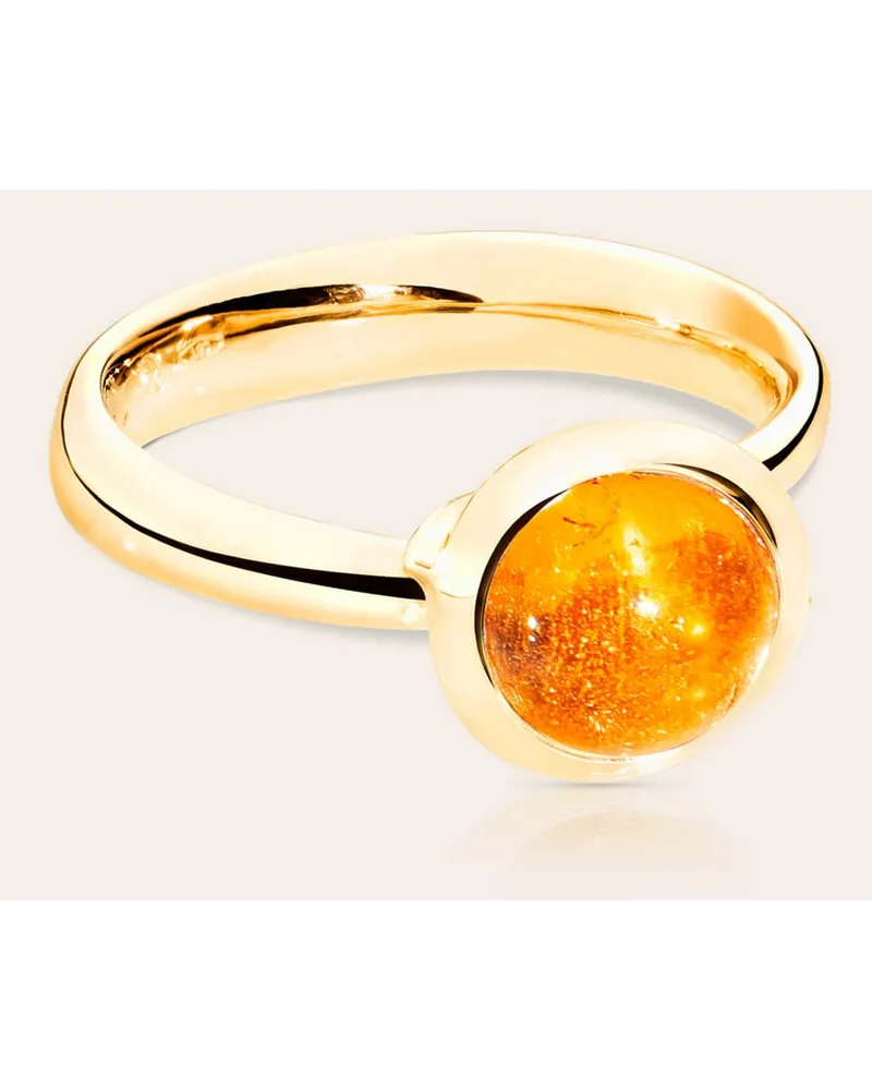 TAMARA COMOLLI Ring RING BOUTON SMALL MANDARIN GARNET aus 18K Gold