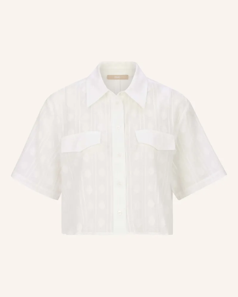 Malej Baumwollbluse Reggio weiss Weiss