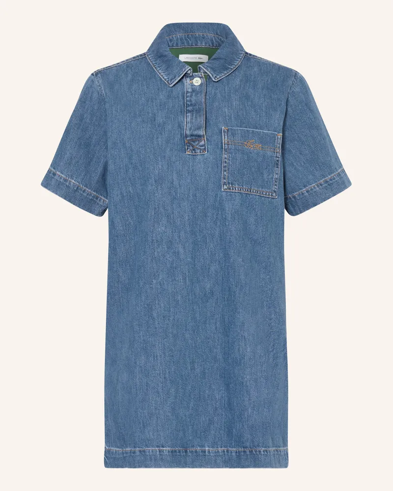 Lacoste Jeanskleid blau Blau