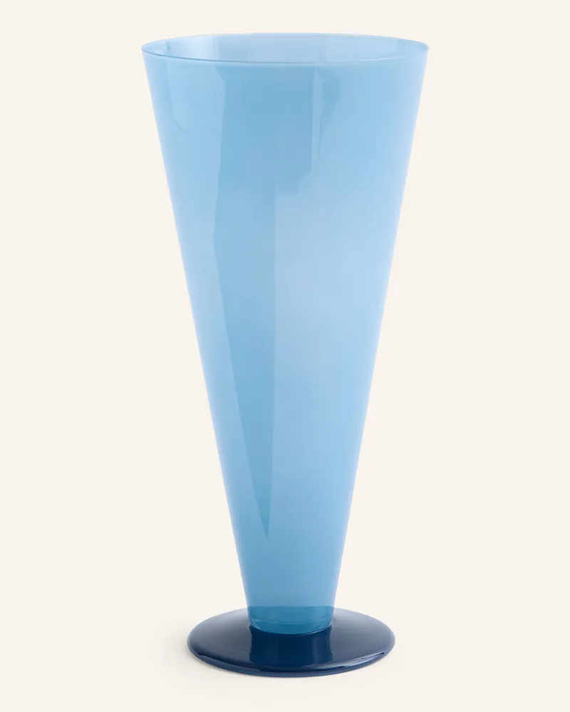 Hay Vase Conical Large blau Petrol