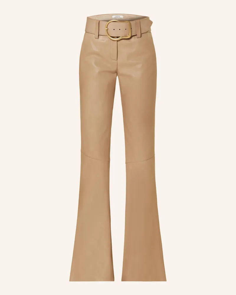 Dorothee Schumacher Lederhose SLEEK STATEMENT III Camel