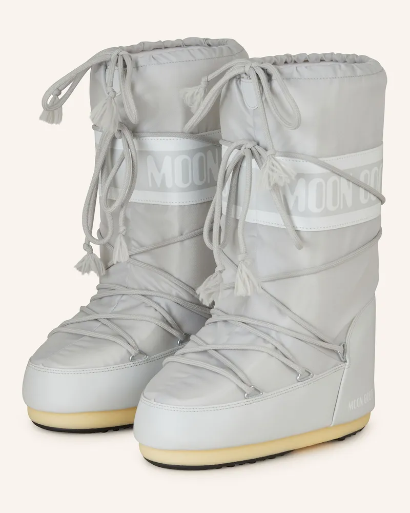Moon Boot Moon Boots Icon Nylon grau Hellgrau