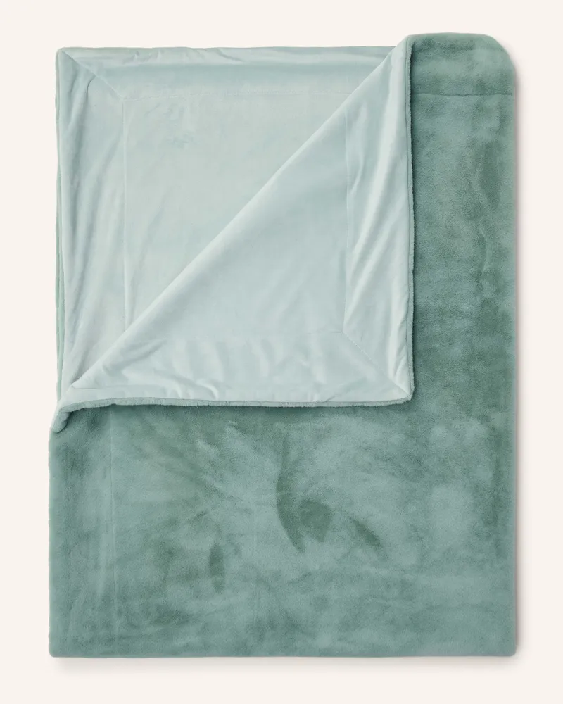 Essenza Kunstpelz-Plaid Furry gruen Mint