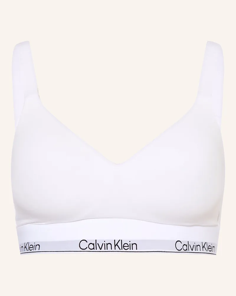 Calvin Klein Bustier Icon weiss Weiss