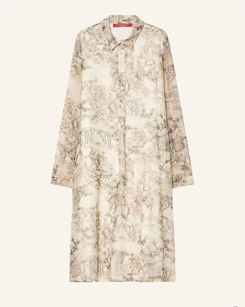 Marina Rinaldi Hemdblusenkleid Mrsrisorsa beige Hellbraun