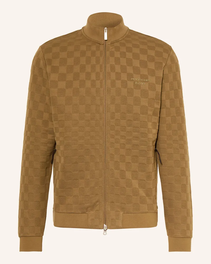 HUGO BOSS Sweatjacke Icons 70 braun Braun