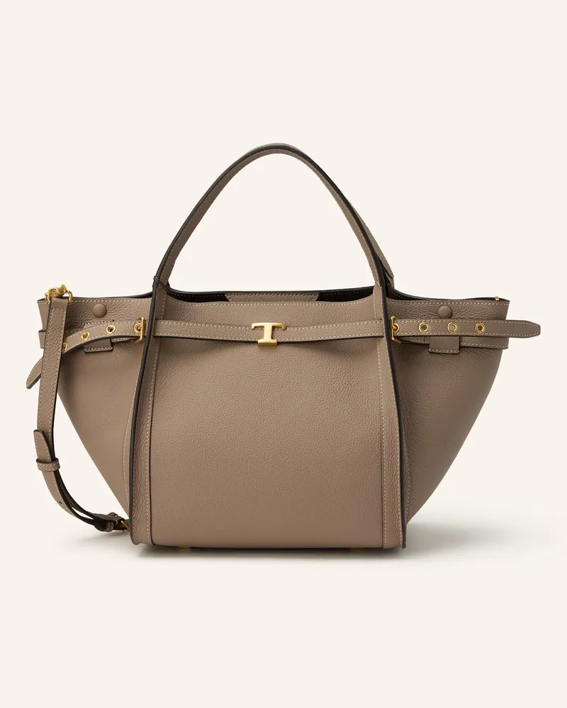 TOD'S Shopper TIM SMALL Camel