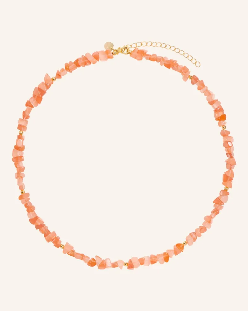 POMPIDOU Kette SUMMER CORAL by GLAMBOU Gold