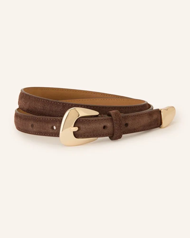Claudie Pierlot Ledergürtel braun Braun