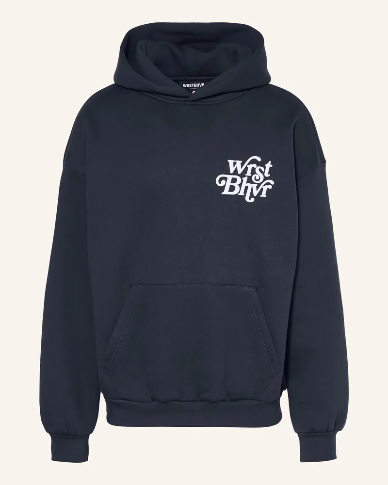 WRSTBHVR Oversized-Hoodie REEN Dunkelblau