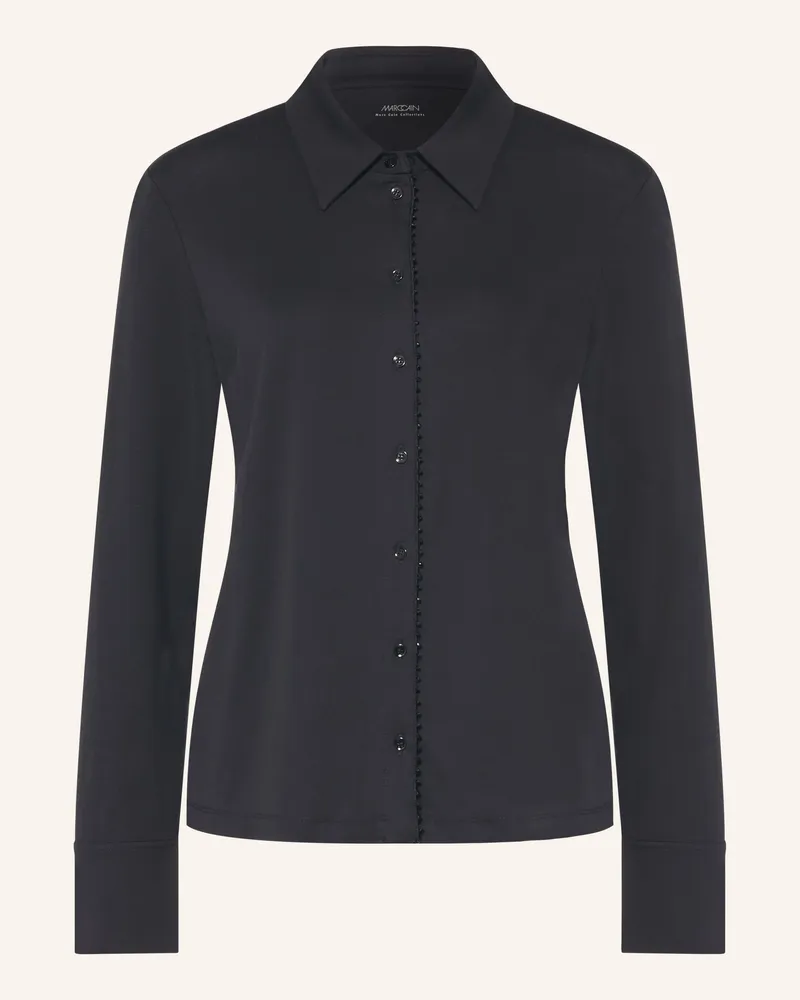 Marc Cain Hemdbluse Mit Schmucksteinen schwarz 900